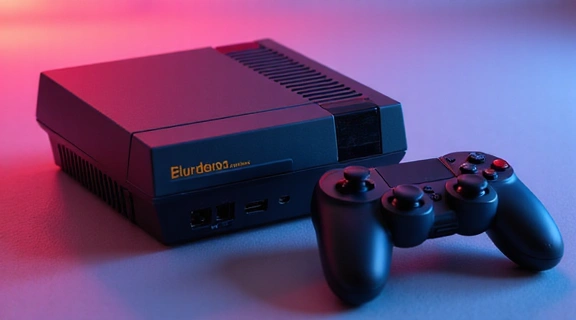 Thumbnail of a retro console and modern game controller