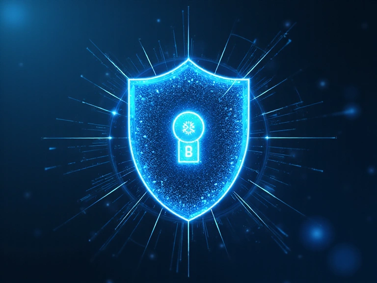 Cybersecurity shield protecting data