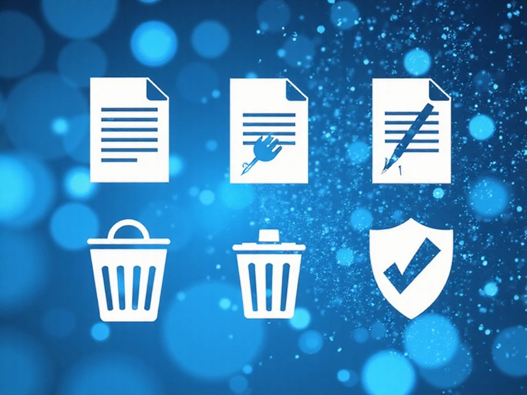 Digital representation of user rights icons